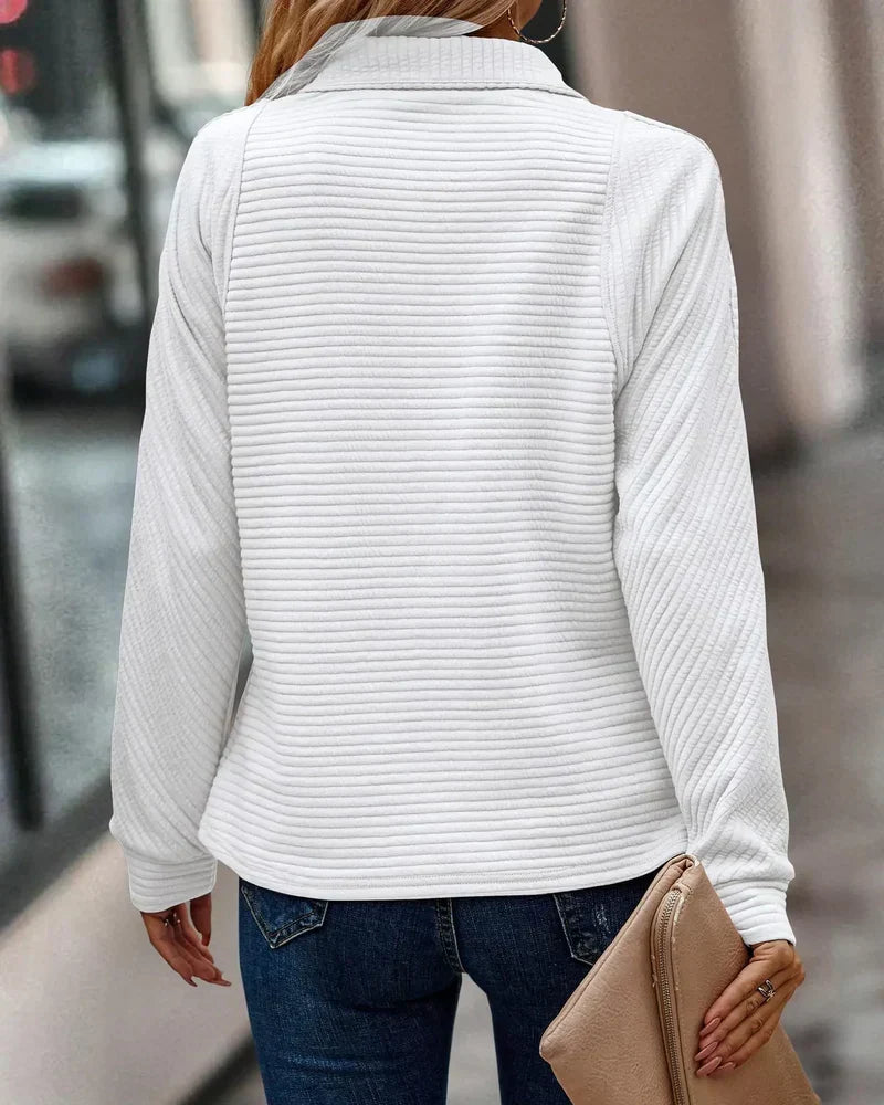 R&B | Halb-Zip Strickpullover