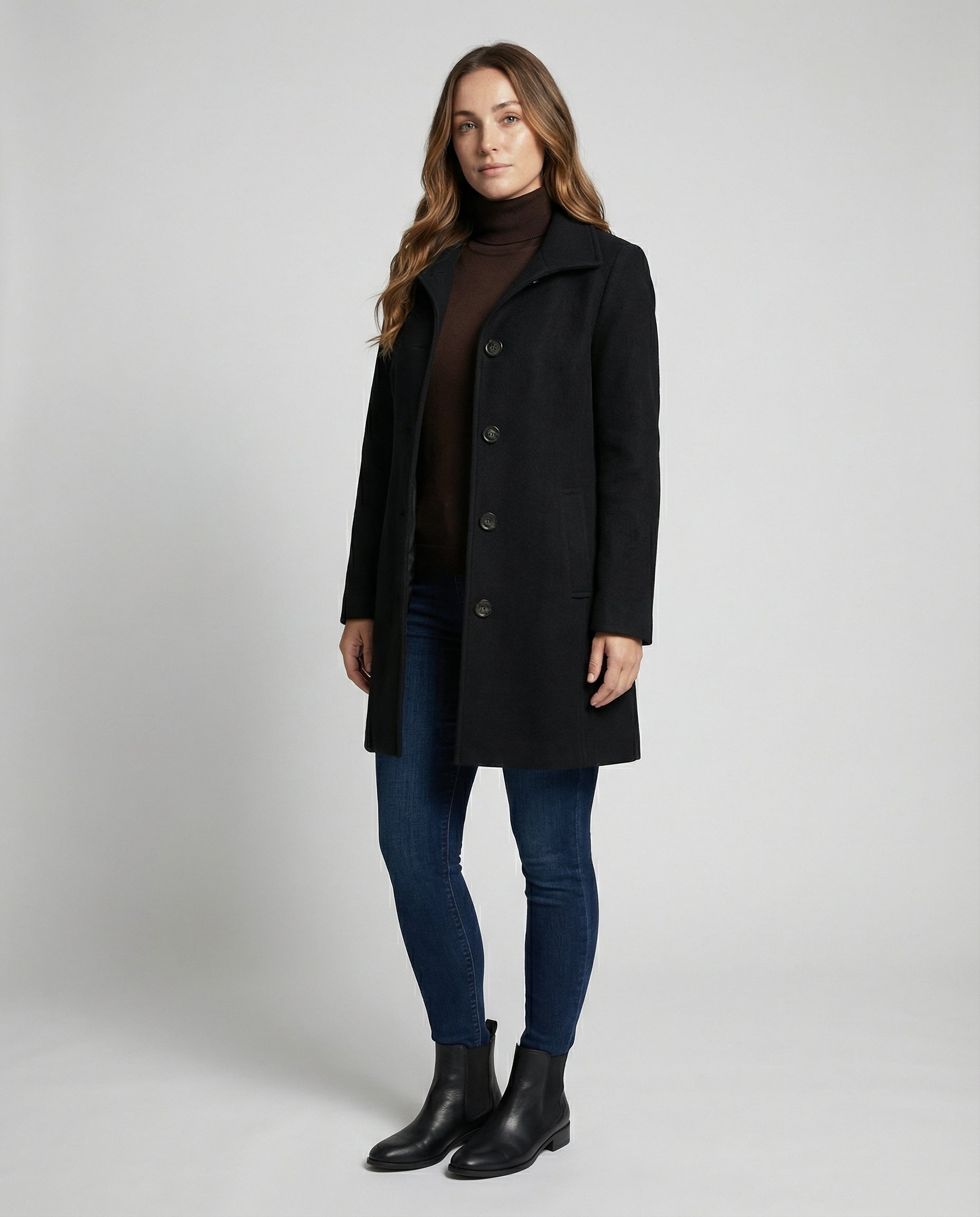 Eleganter Einreihmantel Damen | R&B