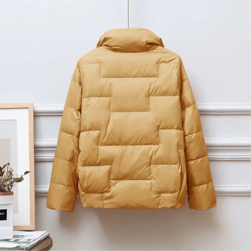 R&B | Gequiltete Puffer - Rollkragen Pufferjacke