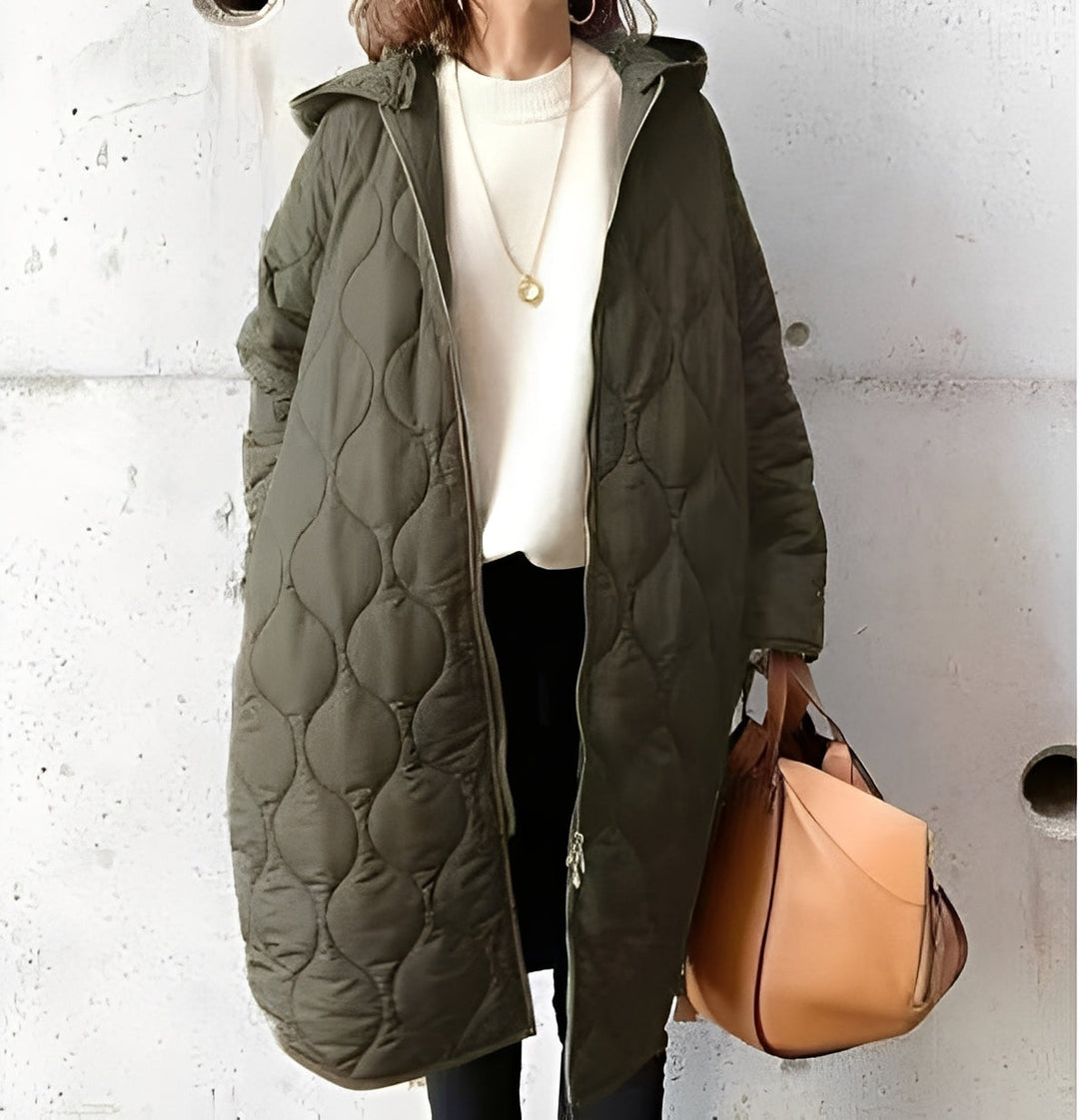 R&B | Lässiger Parka-Mantel mit Kapuze für Frauen