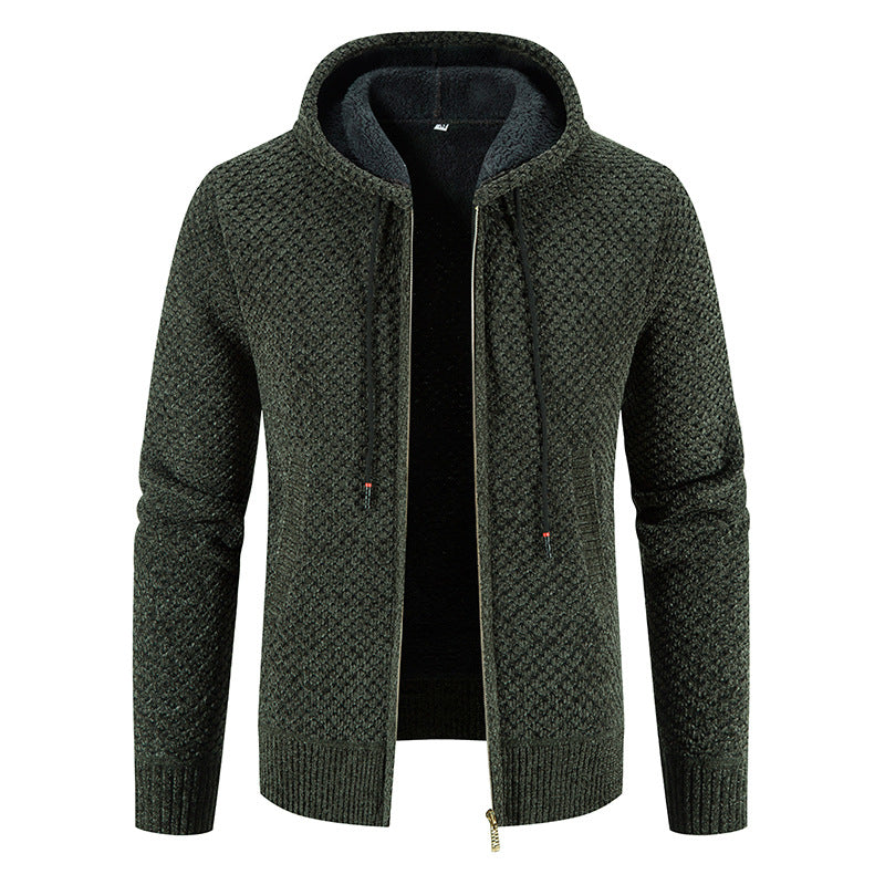 R&B | Stilvoller Kapuzen-Cardigan für Männer