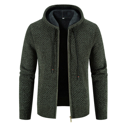 R&B | Stilvoller Kapuzen-Cardigan für Männer