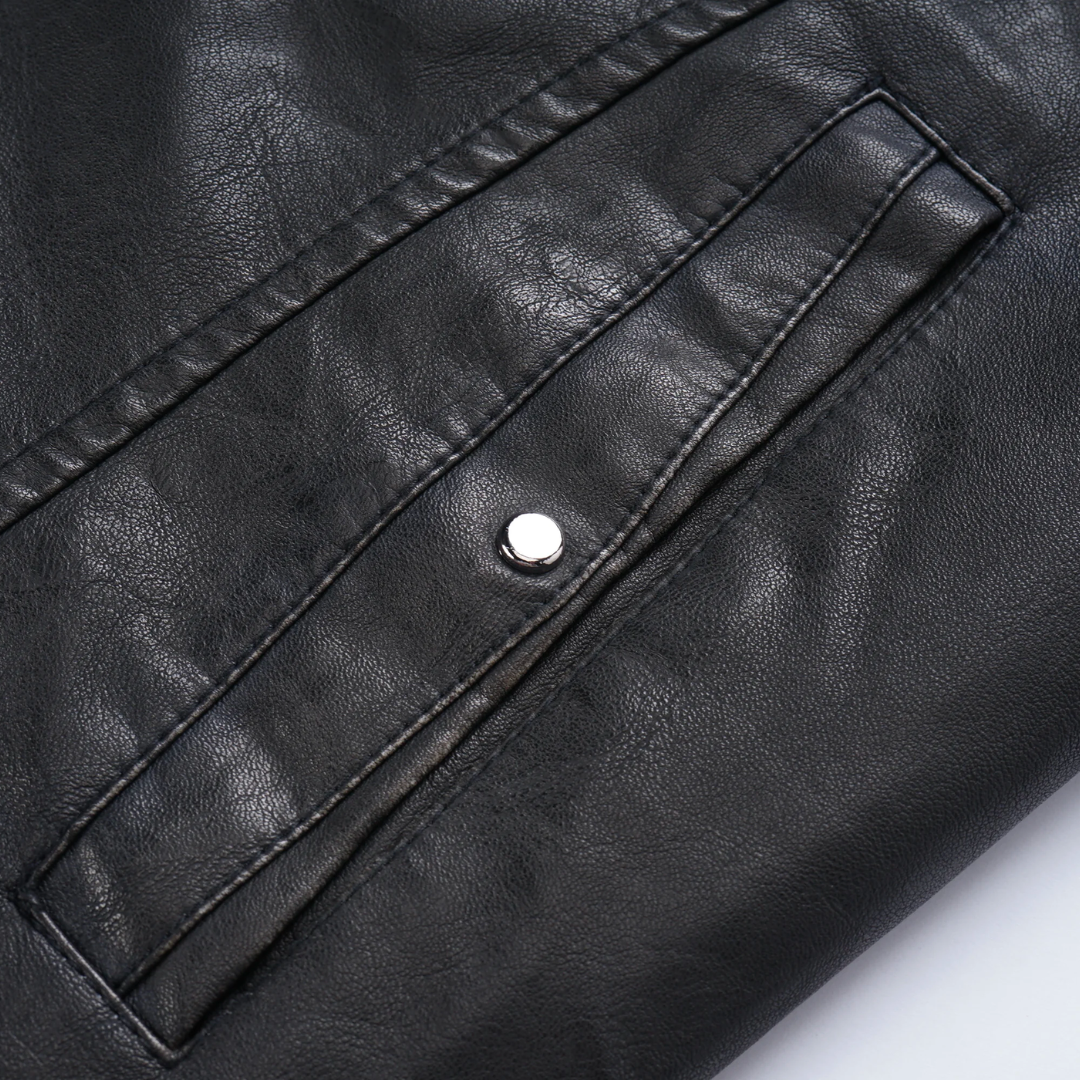 R&B | Hooded Lederjacke