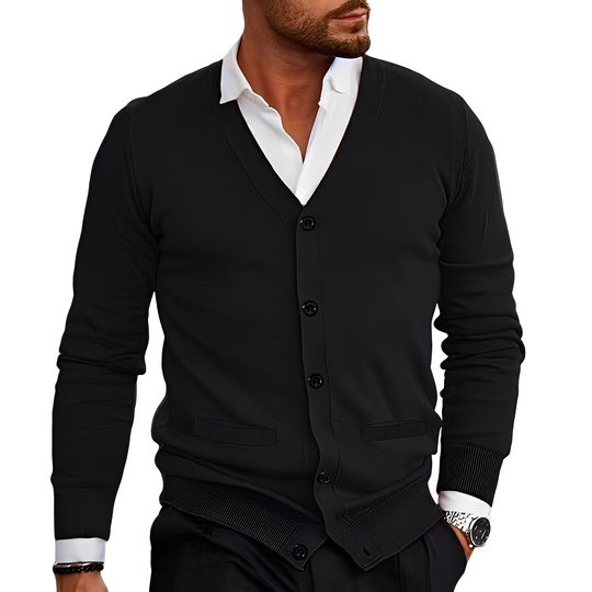 R&B | Lässiger, einfacher Cardigan für Männer