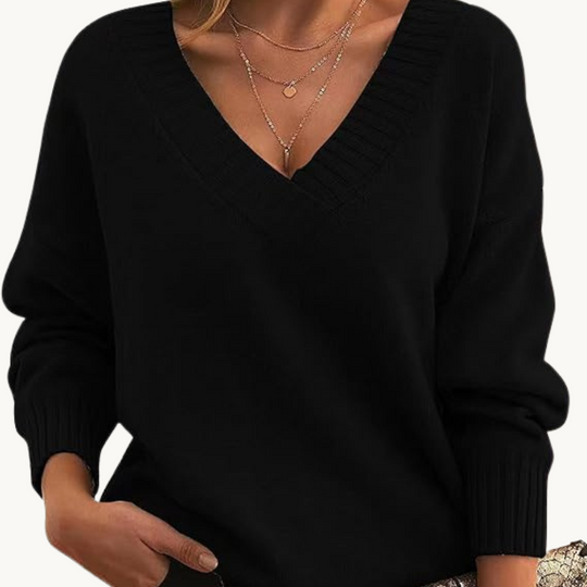 R&B |Pullover mit V-Ausschnitt für Frauen