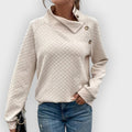 R&B | Sweatshirt Knopf Detail