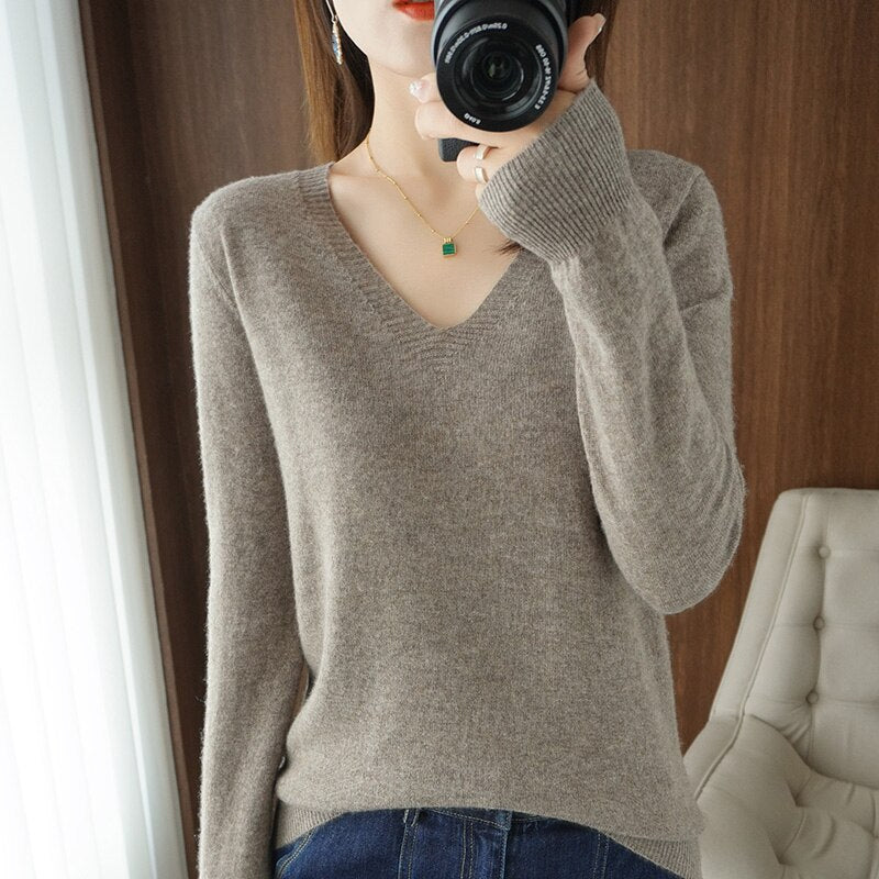 R&B | V-Ausschnitt Pullover