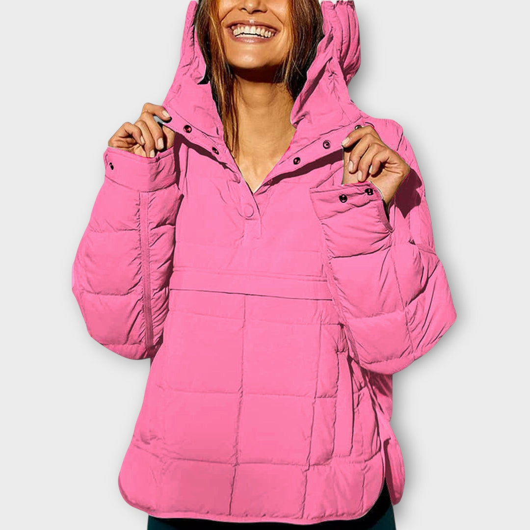 R&B | Gestepptes Jacket mit Kapuze
