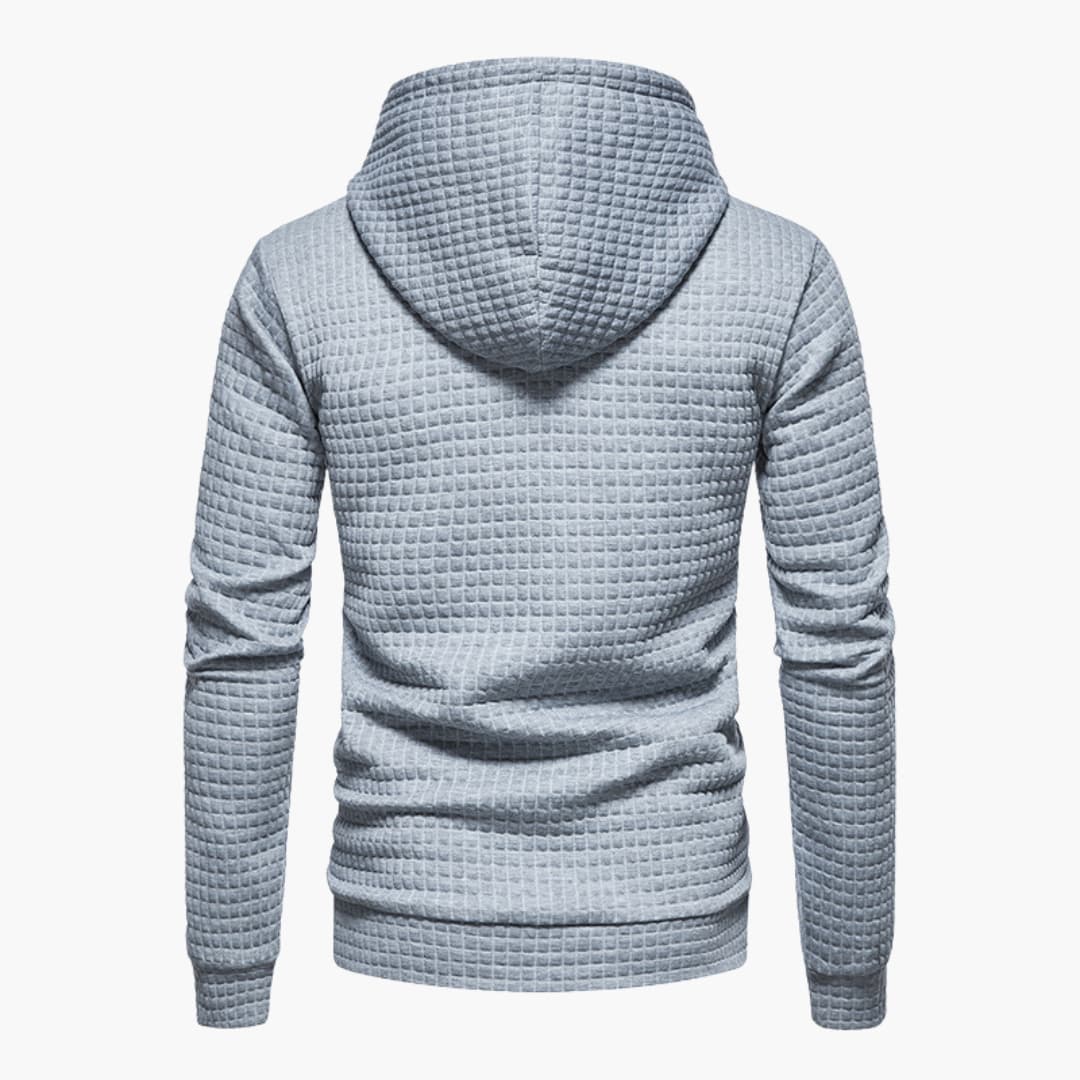 R&B | Kapuzenpullover Kariert - Moderner Freizeit-Hoodie für Alltag und Sport