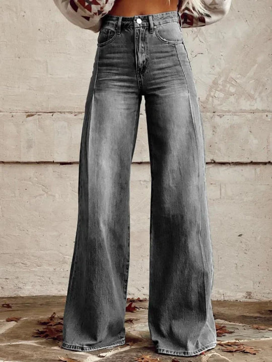 R&B | Weit Geschnittene High-Waisted Hose für Frauen