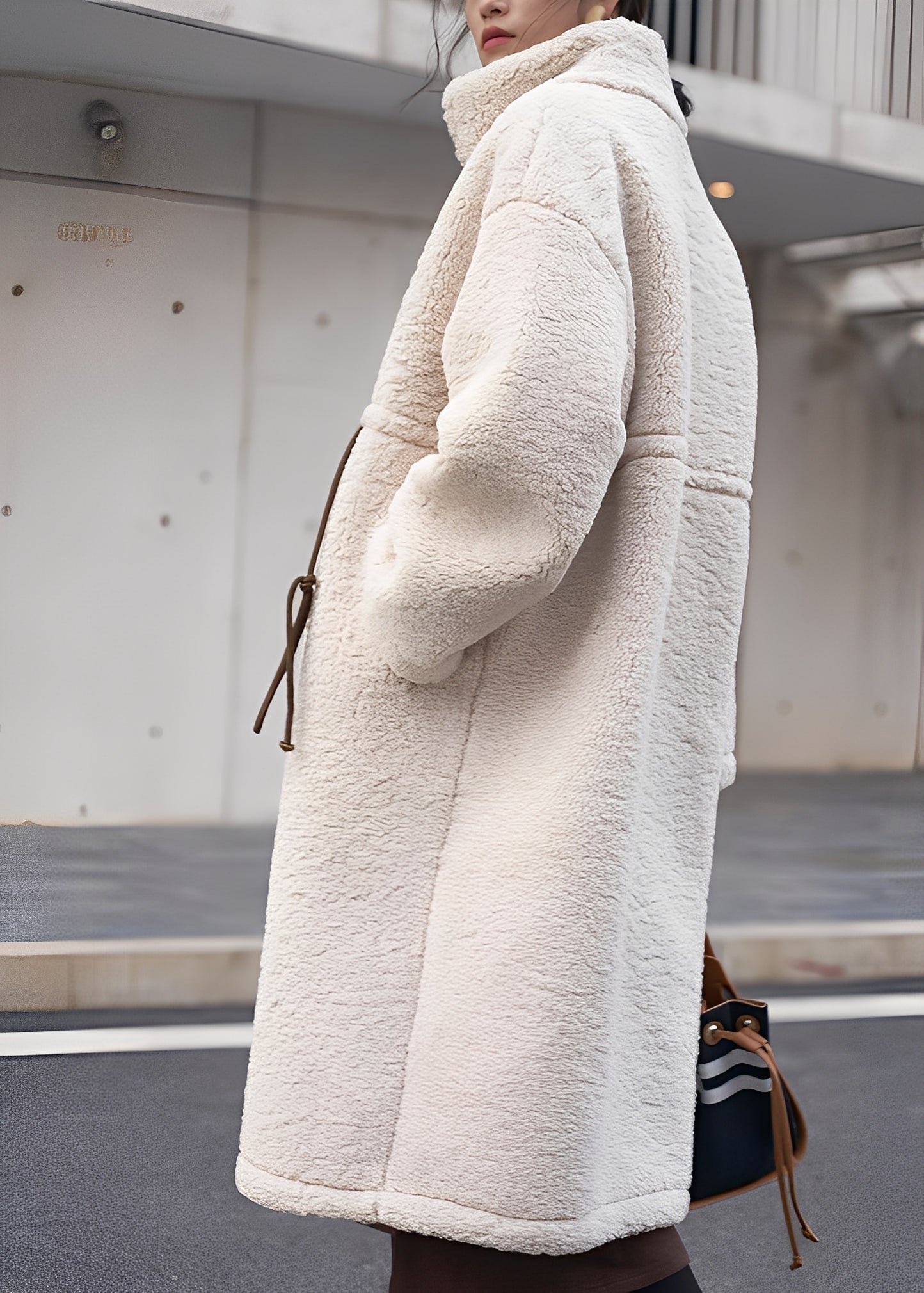 R&B | Warmer, Weit Geschnittener Wollmantel für Frauen