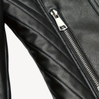 R&B | Fake-Leder Bikerjacke für Frauen