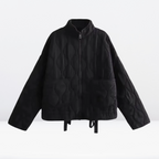 R&B | Damen Steppjacke mit Kordelzug & Reißverschluss