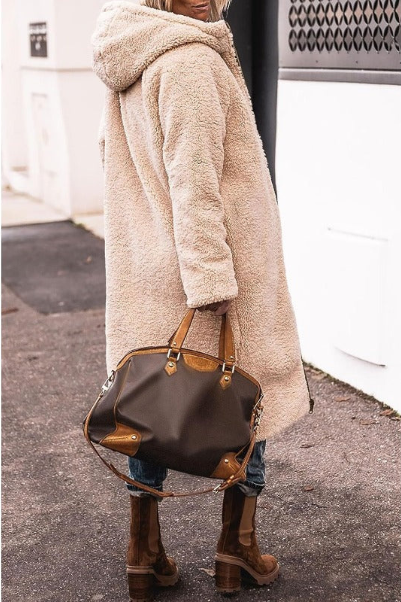 R&B | Trendy beidseitige Damen Wintermantel