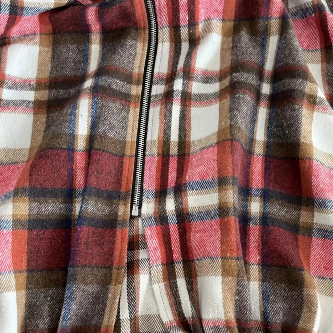 R&B | Trendiger karierter Cardigan für Frauen
