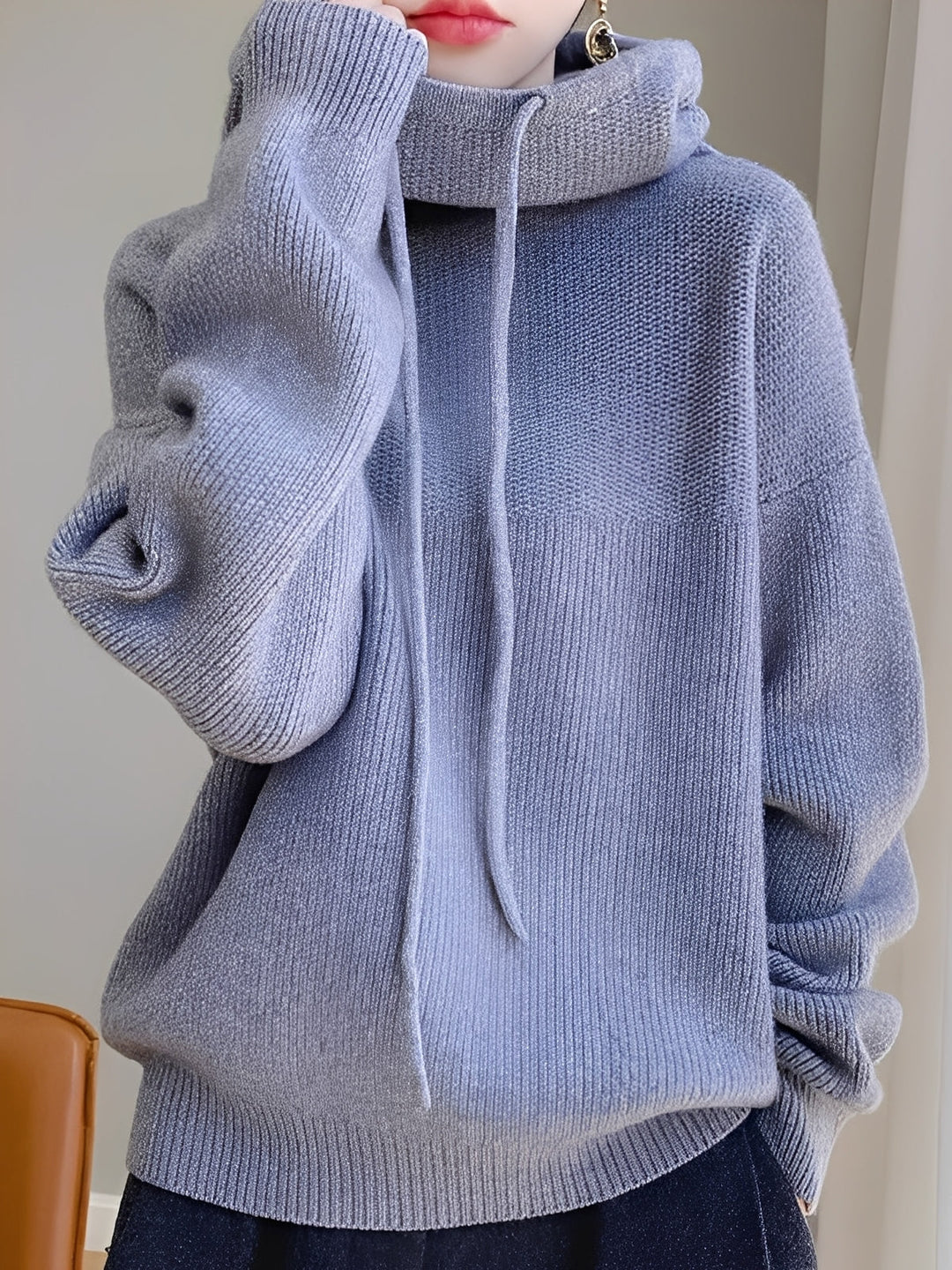 R&B | Warme, weiche Woll-Hoodie für Frauen