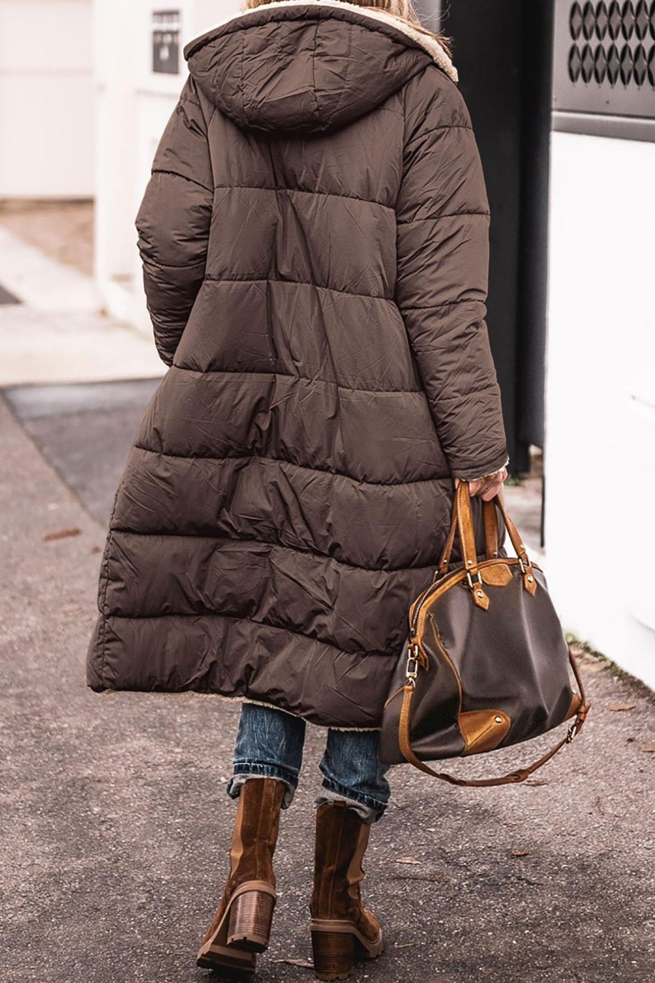 R&B | Luxus Wende Sherpa Mantel