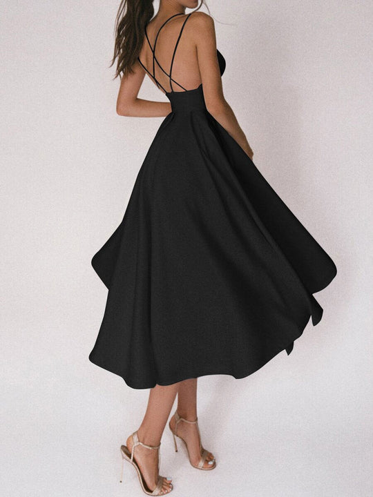 R&B | Grace Das Elegante Trägerkleid mit V-Ausschnitt