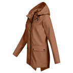 R&B | Trendy Damen Regenjacke mit Kapuze