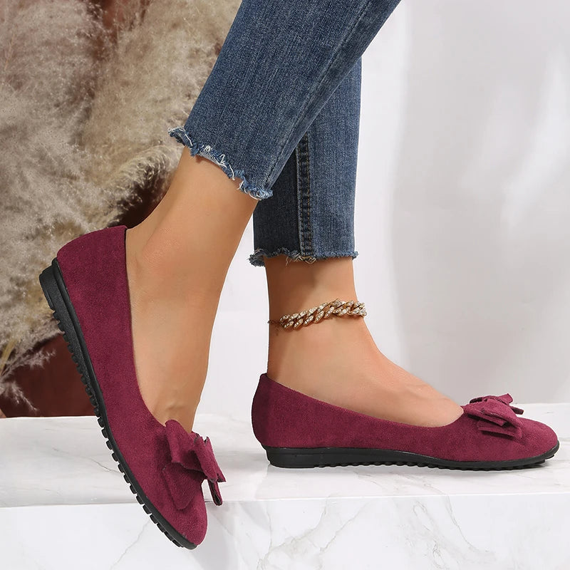 R&B Ballerinas | Schleifendetail & Rutschfeste Sohle