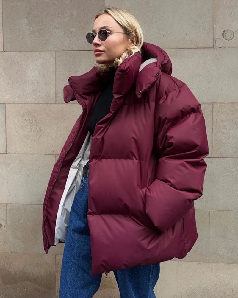 R&B | Lockere Baumwollgefütterte Jacke