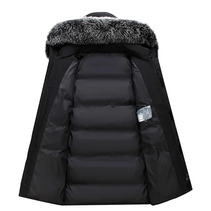 R&B | Herren winddichte Winterparka