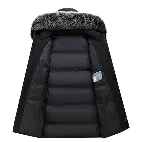 R&B | Herren winddichte Winterparka