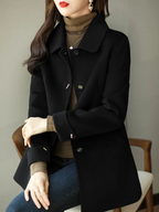 R&B | Damen Klassischer Petite Trenchcoat Mit Spitzem Kragen