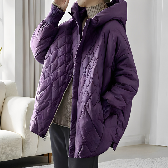 R&B | Lässiger Winter-Daunenmantel mit Reißverschluss für Damen