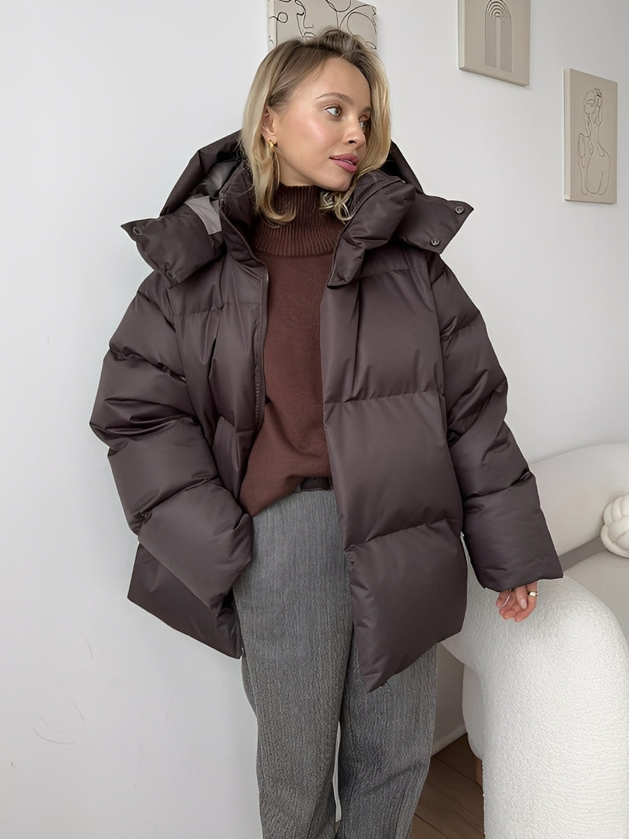R&B | Warme, gepolsterte, lässige Jacke für Frauen