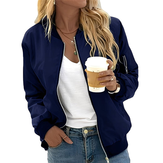 R&B | Lässige Bomberjacke im Retro-Stil für Frauen