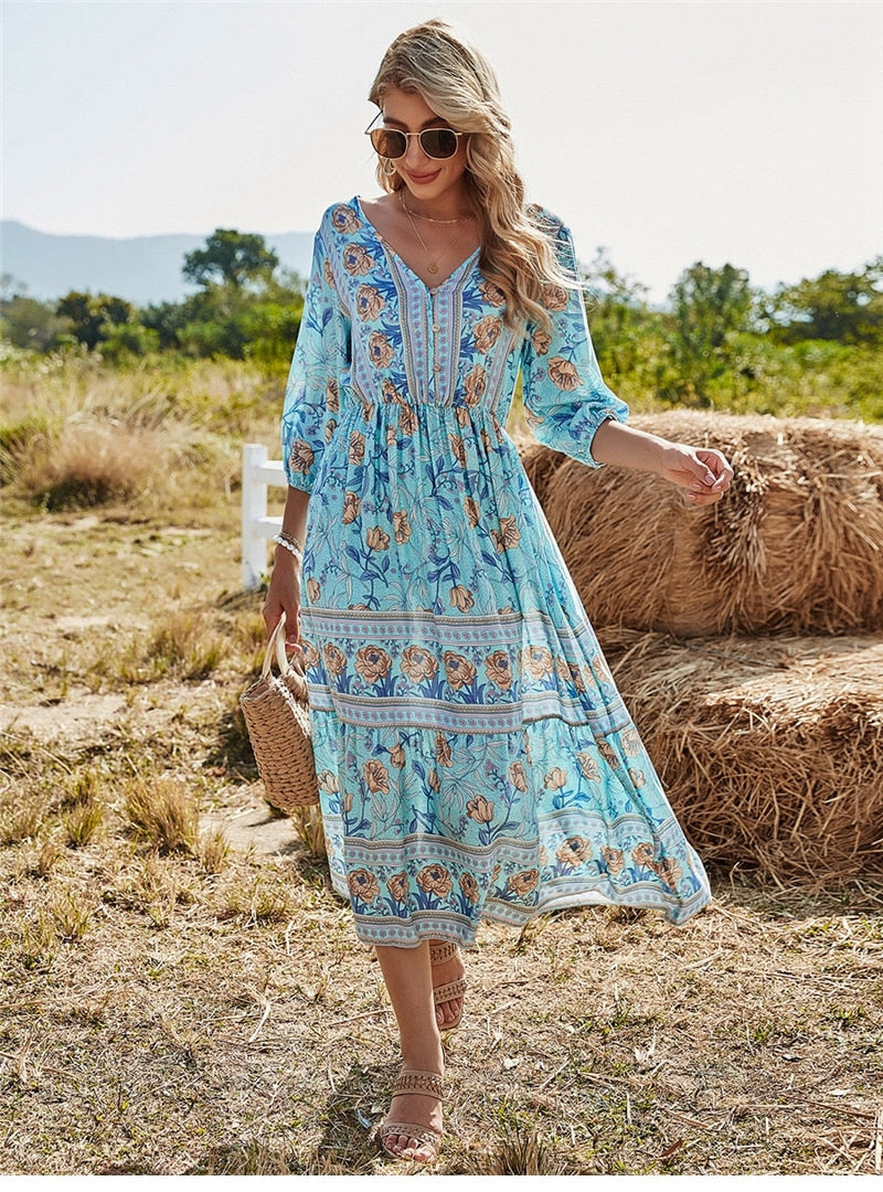 R&B | Stilvolles Boho Sommerkleid