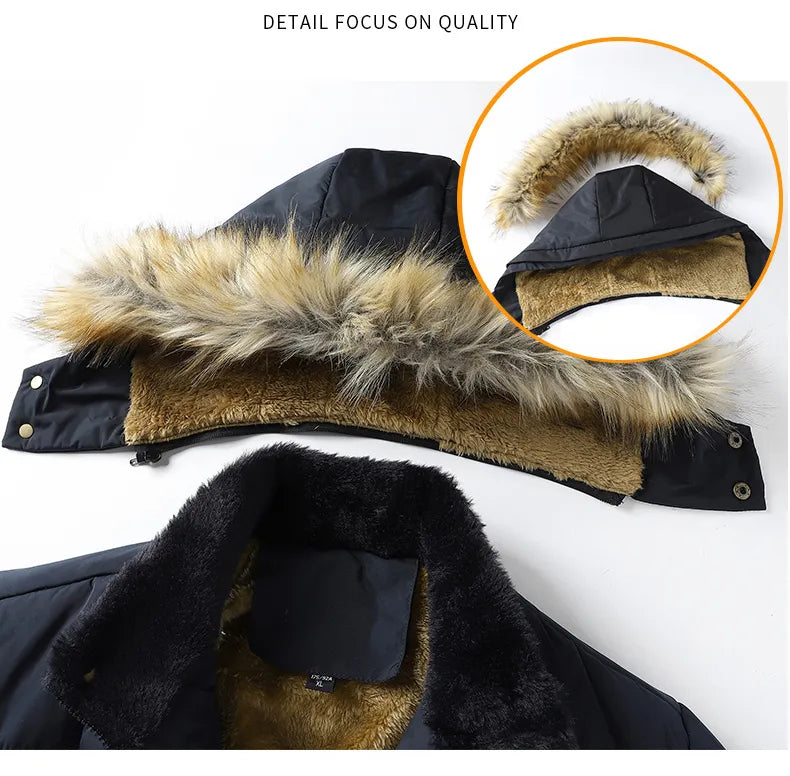 R&B | Herren Parka Wintergefüttert