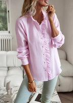 R&B | Bluse mit Rüschendetails Leicht und Stilvoll Femininer Touch
