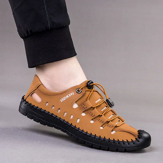 Outdoor Aviator Sandalen aus Leder mit gewickelter Zehe R&B R&B