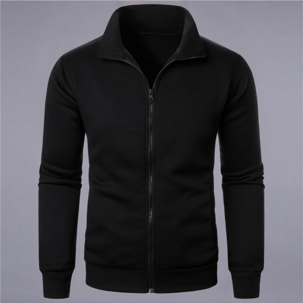 R&B | Klassisches Sweatshirt mit Reißverschluss Baumwollmischung Komfort und Stil