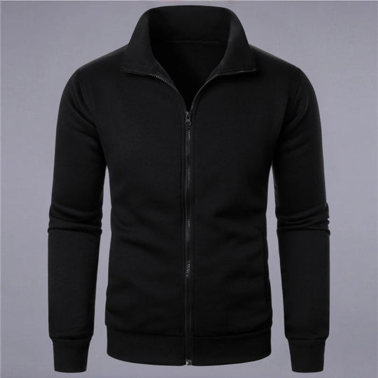 R&B | Klassisches Sweatshirt mit Reißverschluss Baumwollmischung Komfort und Stil