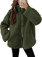 R&B | Elegante Damenwolljacke mit Reißverschluss