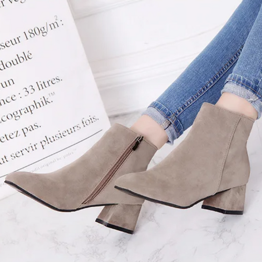 R&B | Moderne Wild Ankle Boots mit Bequemem Absatz Damen Ankle Boots
