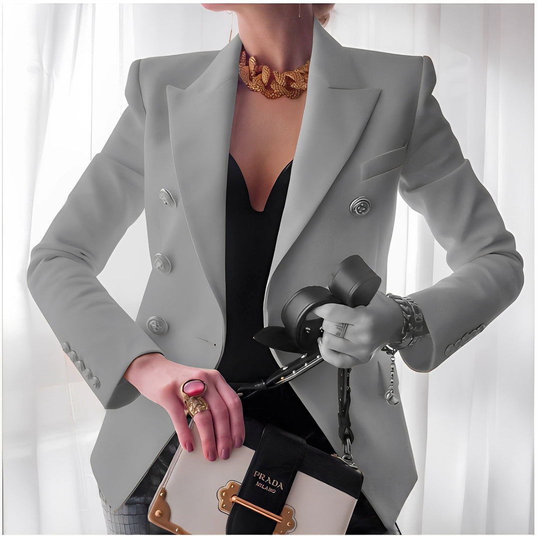 R&B | Klassischer Blazer mit Knöpfen für Frauen