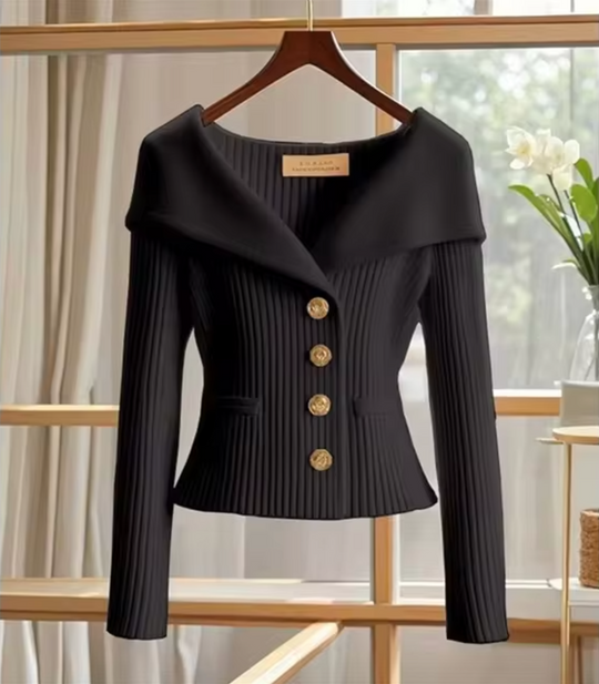 R&B | Strickjacke Damen Kurz Cardigan für Übergangsjahre