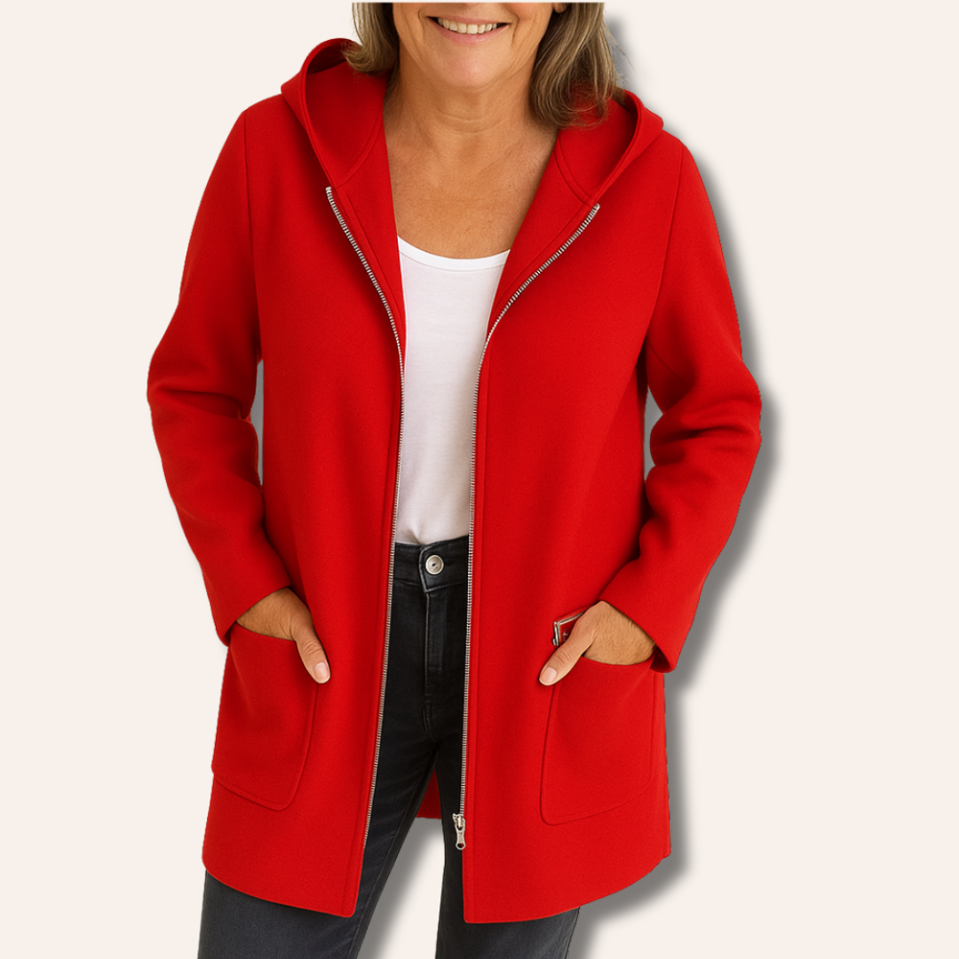 R&B | Jacke mit Reißverschluss und Kapuze