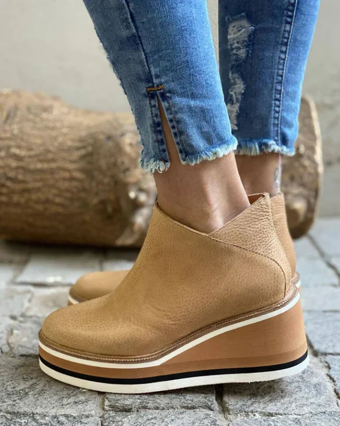 R&B | Damen Keilabsatz Stiefeletten