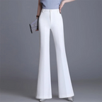 R&B | Elegante Enganliegende Hohe Taille Flared Hosen