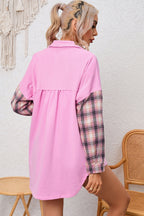 R&B | Gepunktete Flanellhemden Polyester und Baumwolle Einzigartiger Look