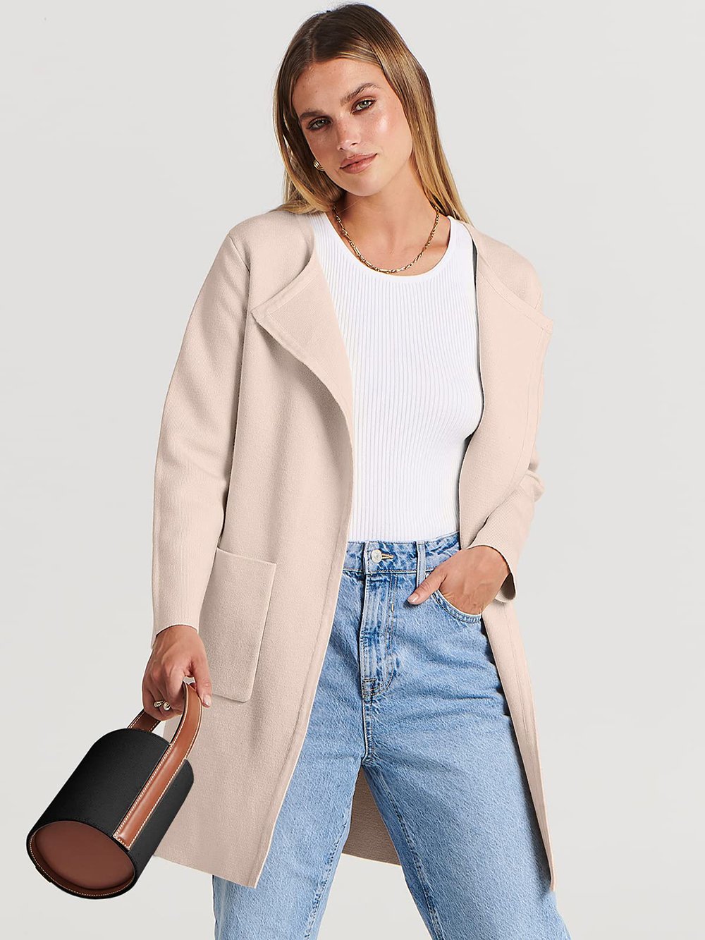 R&B | Neue Stilvolle Jacke mit Revers