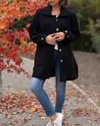R&B | elegante Jacke mit stilvollem seitlichem Knotendetail