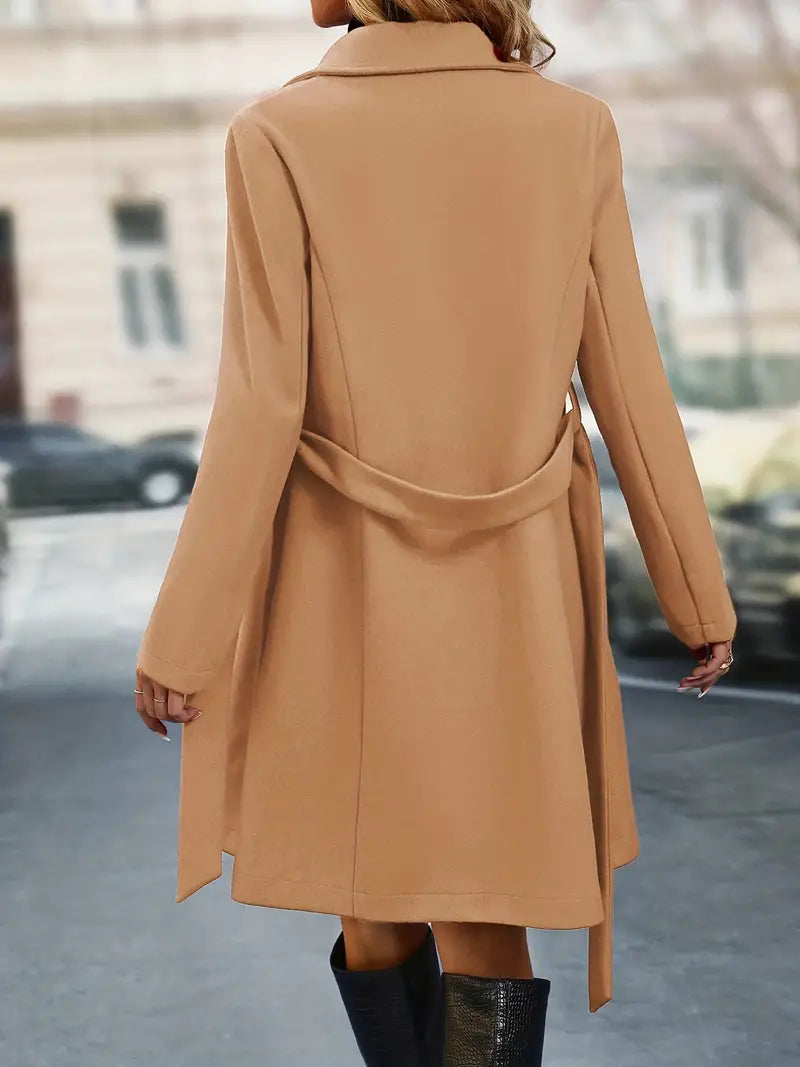 R&B | Schicker Damen Trenchcoat Mit Doppelter Knopfreihe