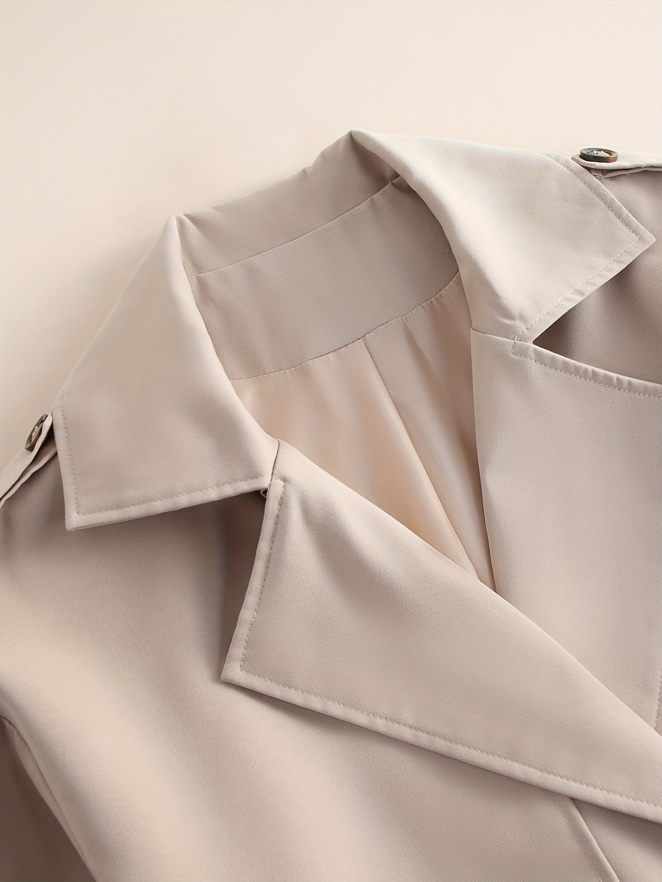 R&B | Gürteltrenchcoat mit langen Ärmeln für Frauen Perfekt für den Alltag