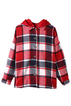 R&B | Gitterhemdenjacke mit Kapuze Polyester Lässig und Trendy